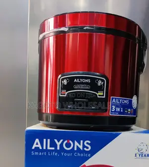 Ailyons 3 1 Rice Electric Cooker Red Body R-07"