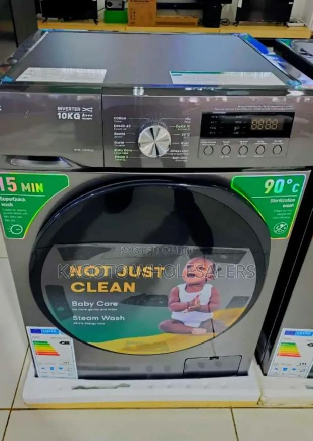 Syinix Front Loading Washing Machine 10kg Wash, Spin S*10*K