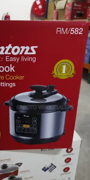 6 Litres Ramtons Electric Pressure *Cooker * -12 Setting Rc