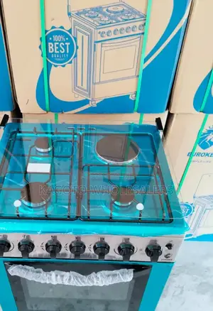 60*65 Euroken 3+1 Standing Cooker With Oven+Timer 3gas+1