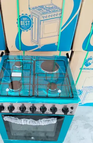 60*65 Euroken 3+1 Standing Cooker Plus Oven+Timer 3gas+1