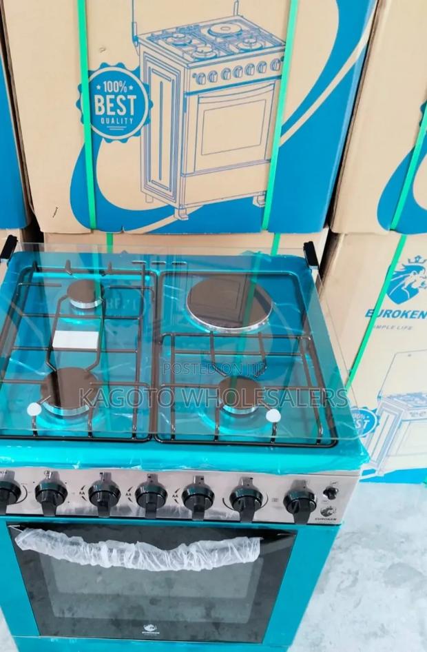 60*65 Euroken 3+1 Standing Cooker Plus Oven+Timer 3gas+1