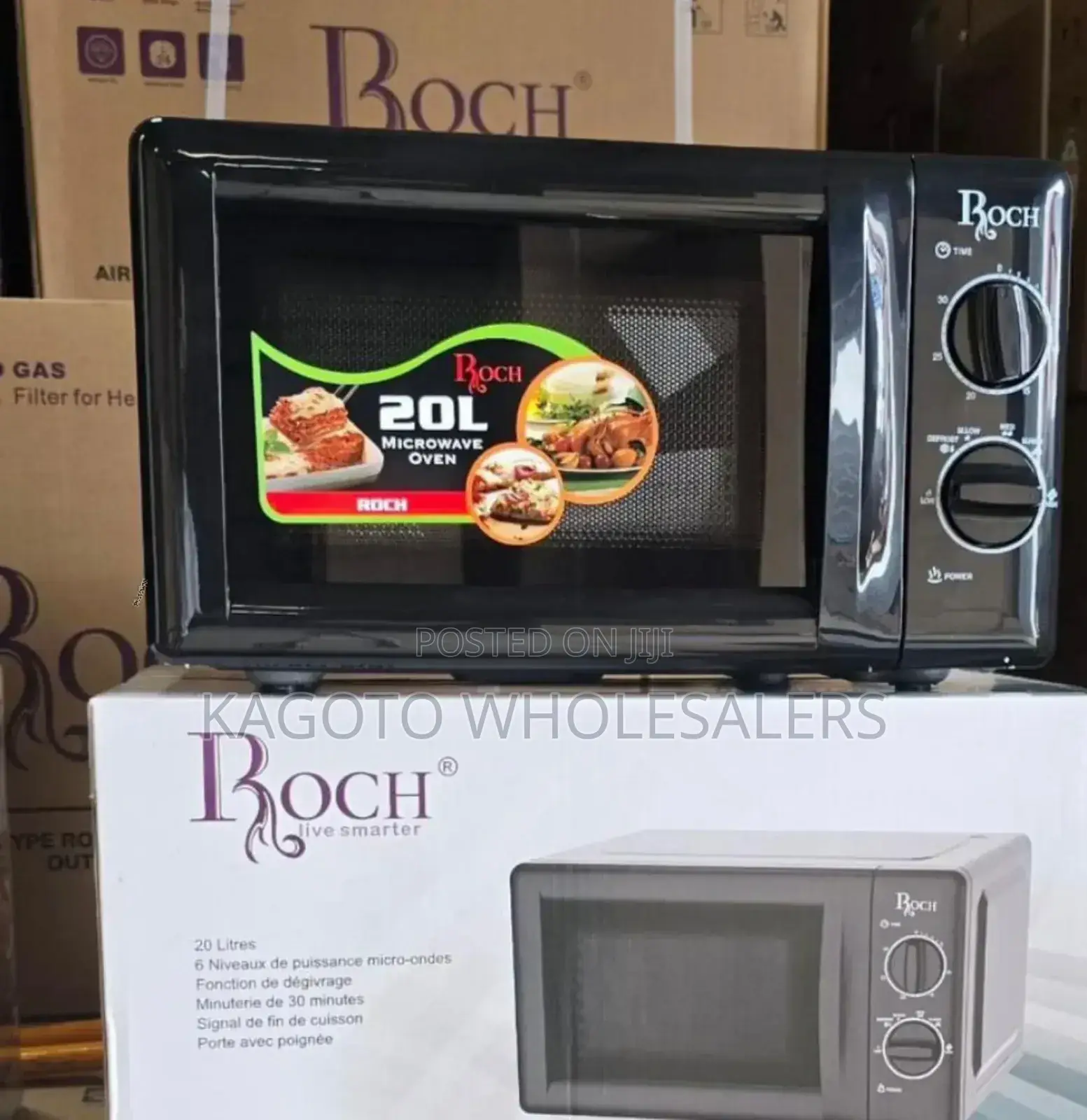 20l Manual Roch Microwave Oven R*20/Black*