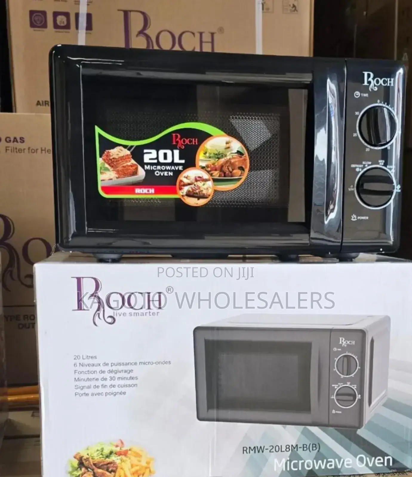 20lts Manual Roch Microwave Oven R*20/Black*