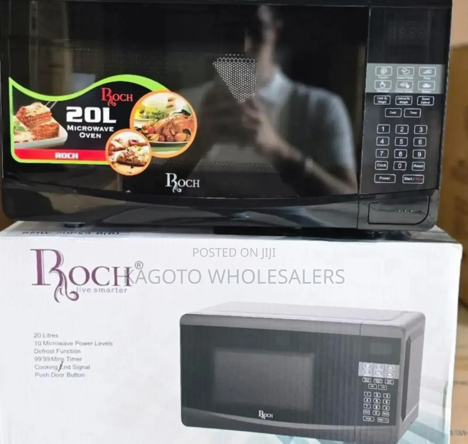 20l Digital Roch Microwave Oven R*/Black*