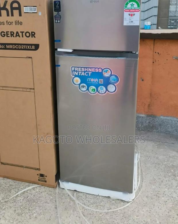 Mika 211litres Two *Door* Refrigerator M211l