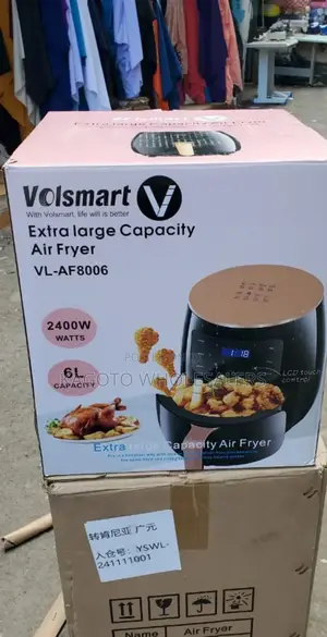 6 Litres Volsmart Airfryer Large 2400watts Vl-Af*