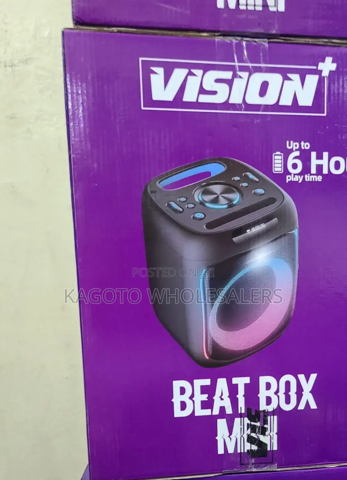 Vision Beat Box Mini Speaker *Black Body