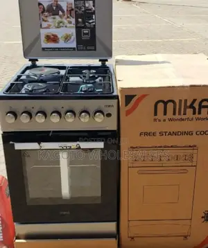 Mika Standing Cooker* 50cm*60cm, 3+1 Silver* Mst50u31