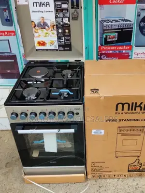Mika Standing Cooker 50x 60 3+1e *Black Hob* Mst51esl