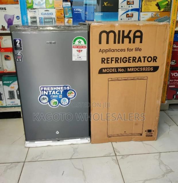 Mika 92l Single Door* Fridge ( Grey Body)M92*Lrf