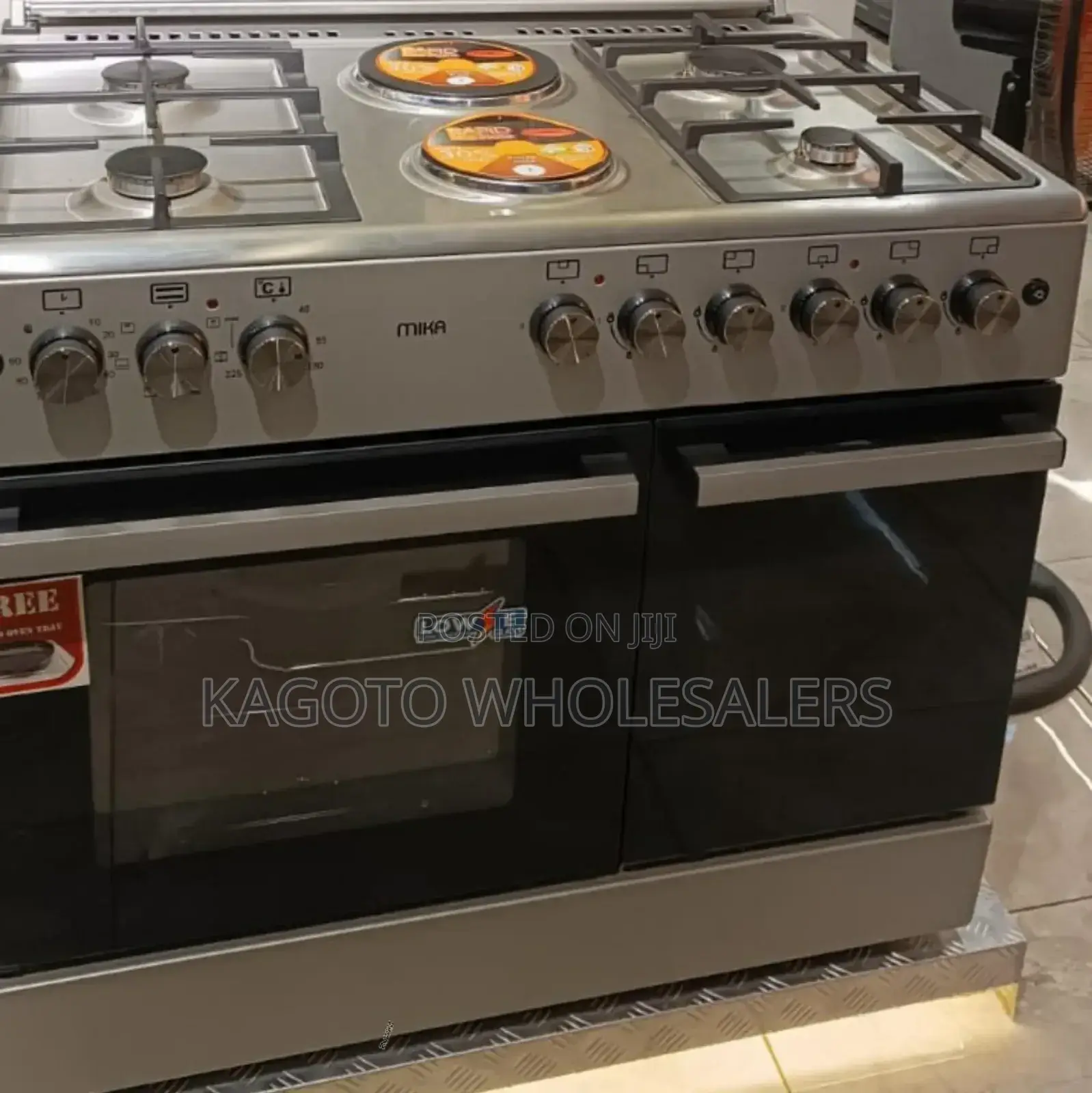 Mika Standing Cooker, 90cm X 60cm, 4+2 Rotisserie *Mst92eg