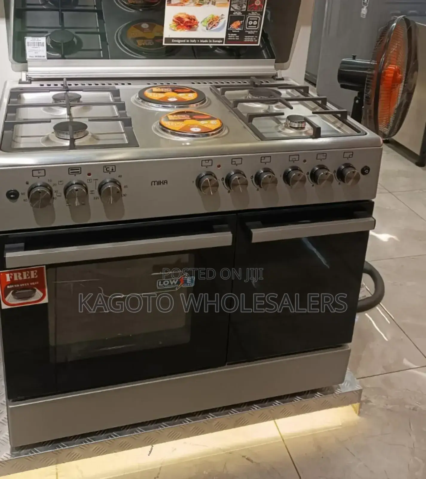Mika Standing Cooker, 90cm X 60, 4+2 Rotisserie *Mst92eg