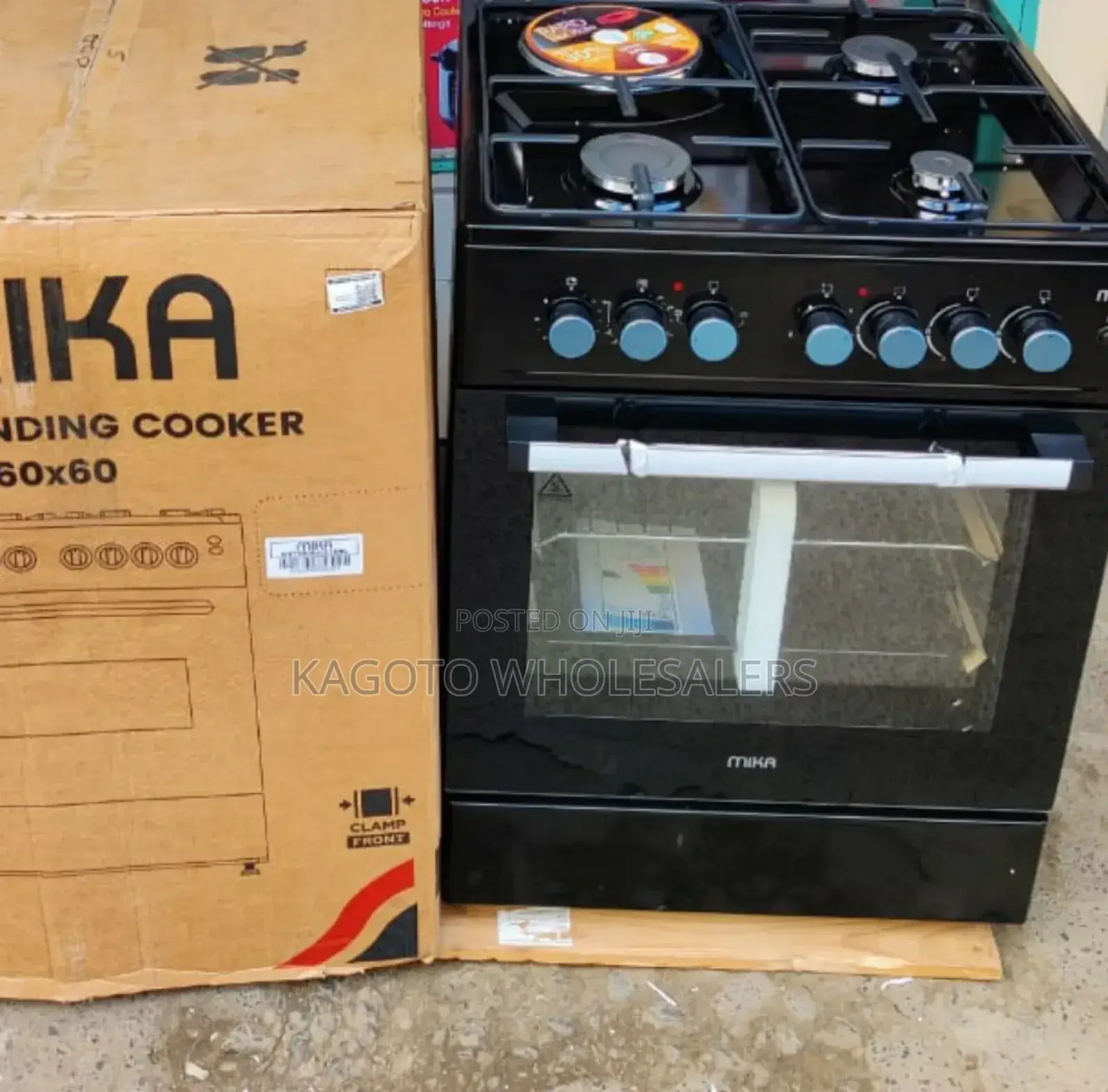 Mika Free Standing Cooker, 60cm X 60cm, 3g+1e
*Mst60u
