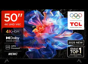 TCL 50′′ V6c HDR Smart Google Tv – 50v6c (2025)
