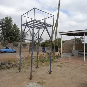 "Heavy-Duty Steel Water Tower – Built to Last!"