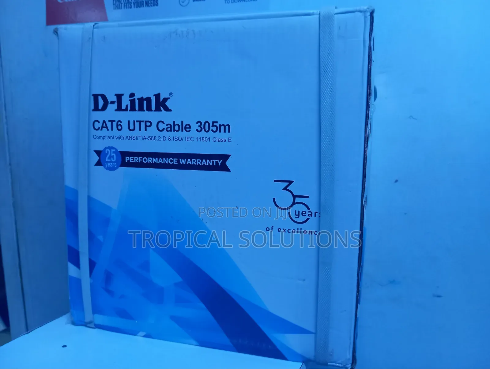 D-Link Cat6 305m Cables Cat6 Utp D-Link Cable