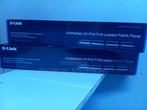 D-Link 24port Patch Panel// 24 Port Patch Panel - main view
