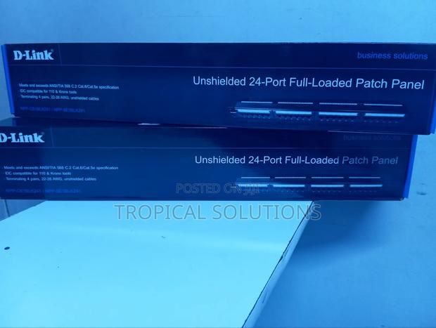 D-Link 24port Patch Panel// 24 Port Patch Panel - thumbnail 3
