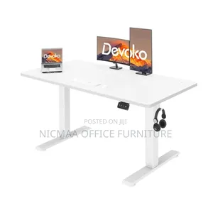 Office Desk: 1.6m Dev Electric Adjusted Smart Sit-Stand Desk