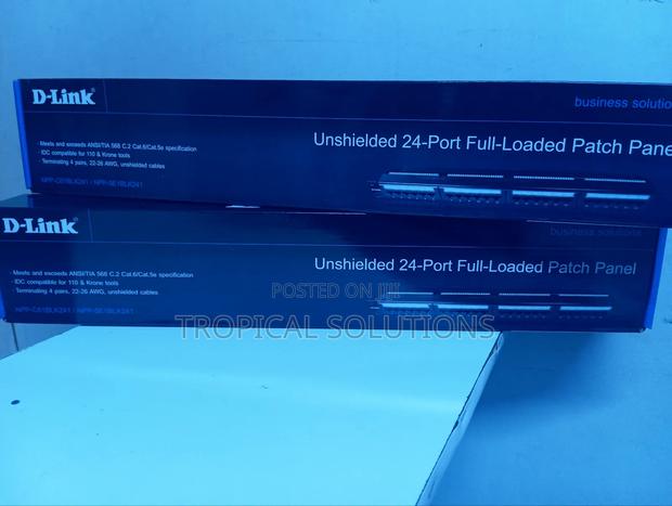 D-Link 24port Patch Panel Unshielded 24 Port Patch Panel - main view