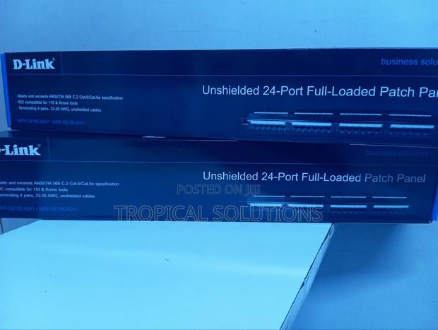 D-Link 24port Patch Panel Unshielded 24 Port Patch Panel - thumbnail 2