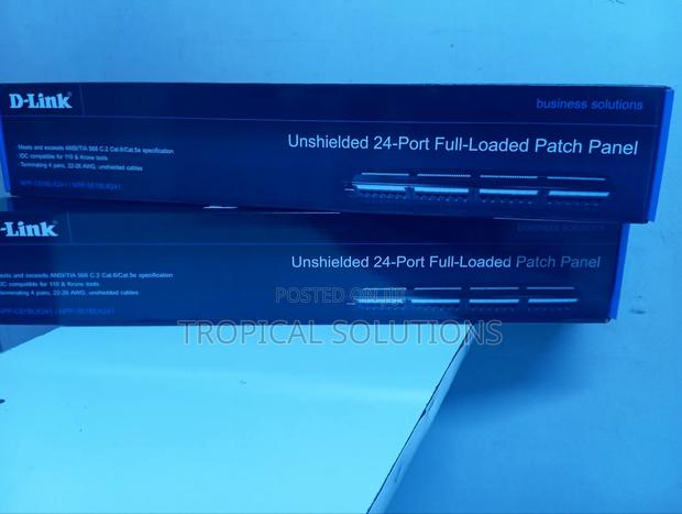 D-Link 24port Patch Panel Unshielded 24 Port Patch Panel - thumbnail 3
