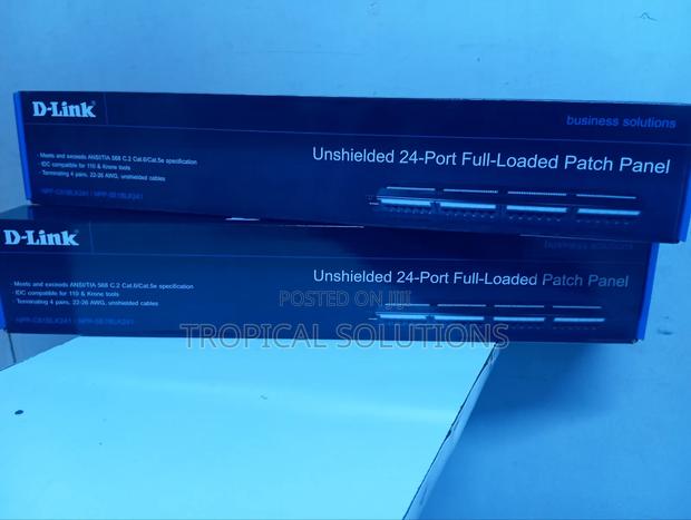 D-Link 24port Patch Panel Unshielded 24 Port Patch Panel - thumbnail 4