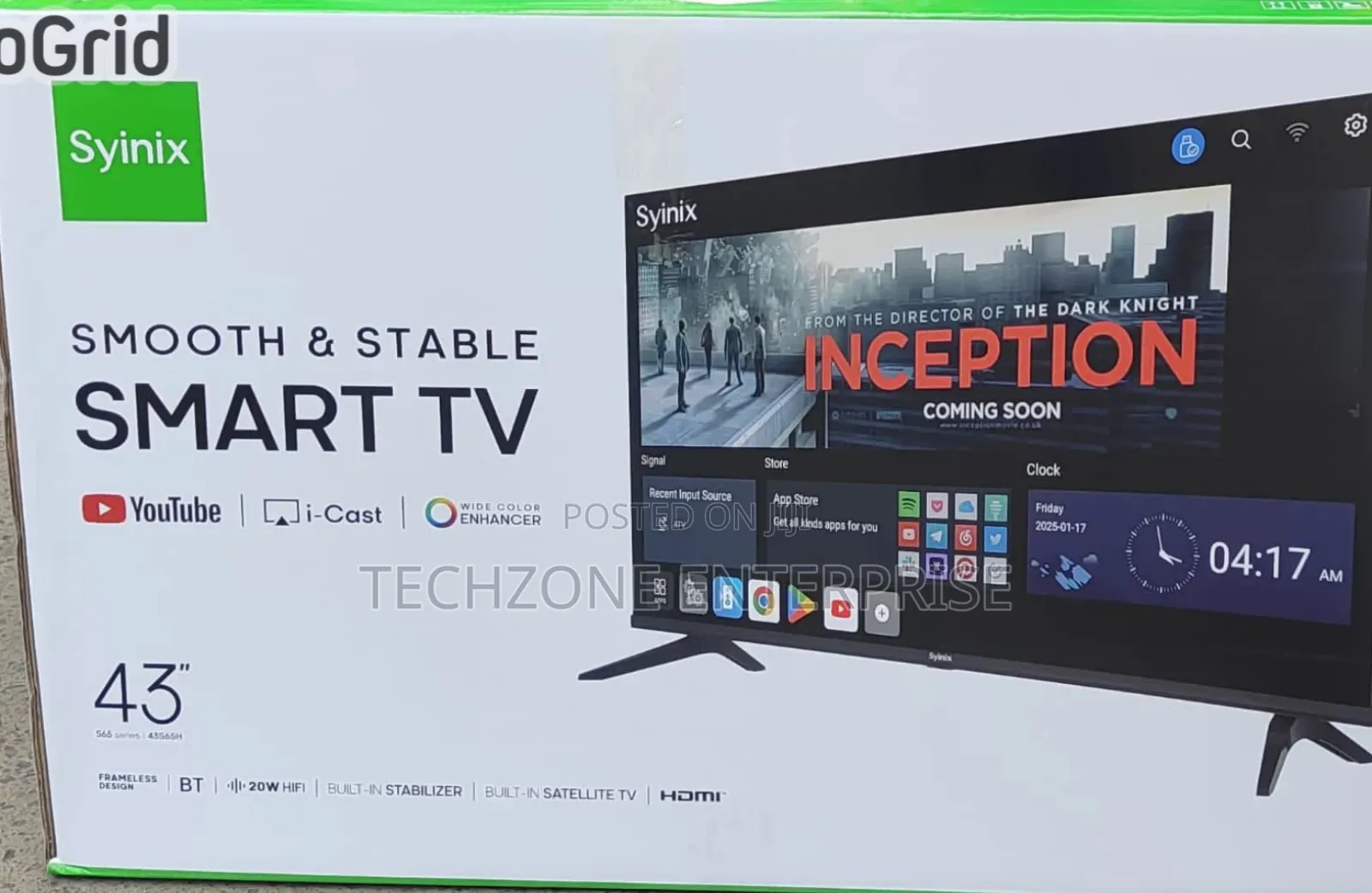 Syinix 43s6h 43 Inch Smart Tv