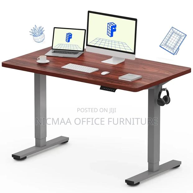 Office Table: 1.2m Flexispot Electric Adjusted Standing Desk - thumbnail 2