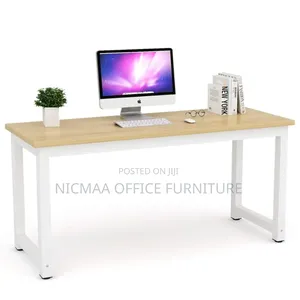 Office Desk: Sturdy Spacious Tribesigns 63” Office Desk