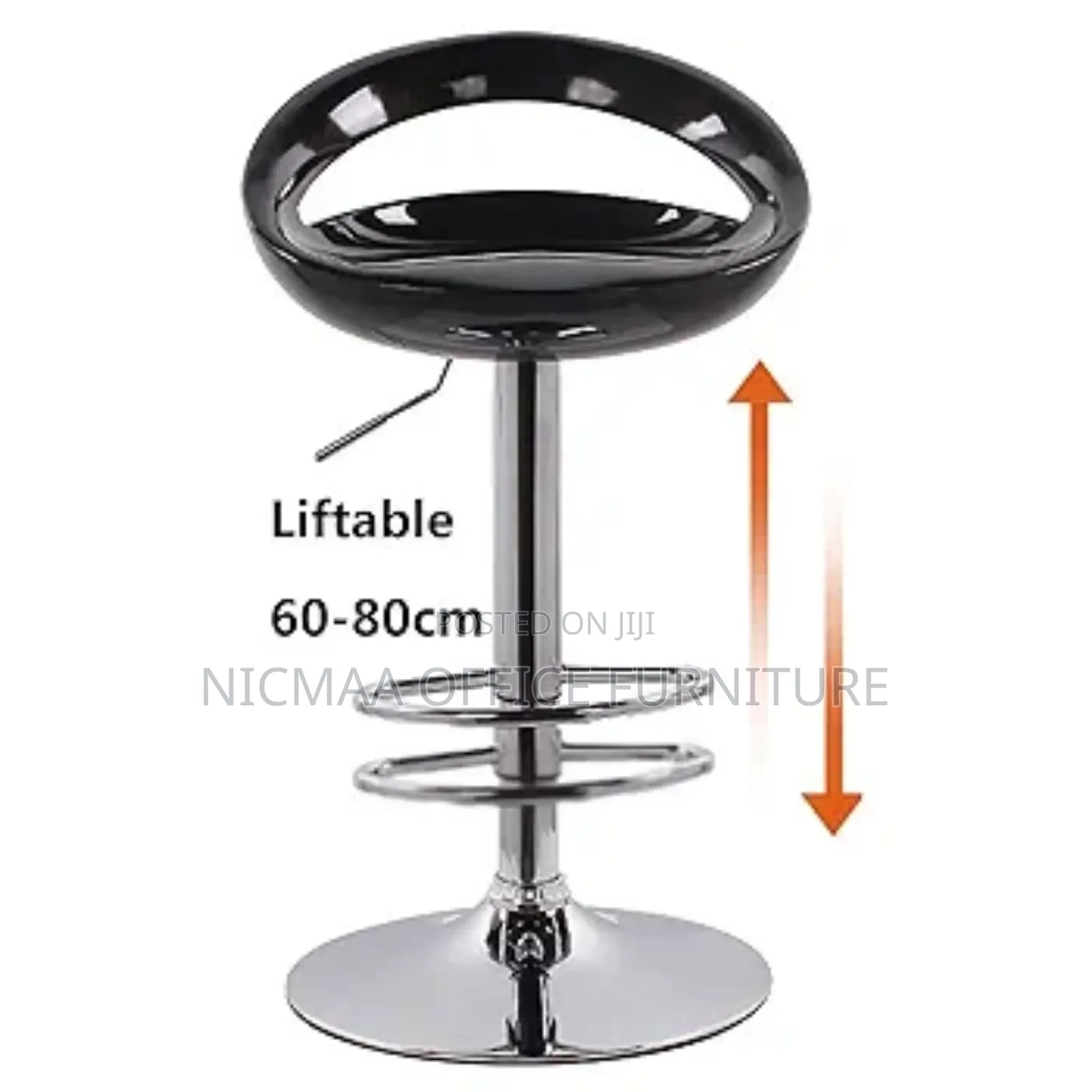Bar Stool: Modern Swivel Bar Stool Adjustable Height