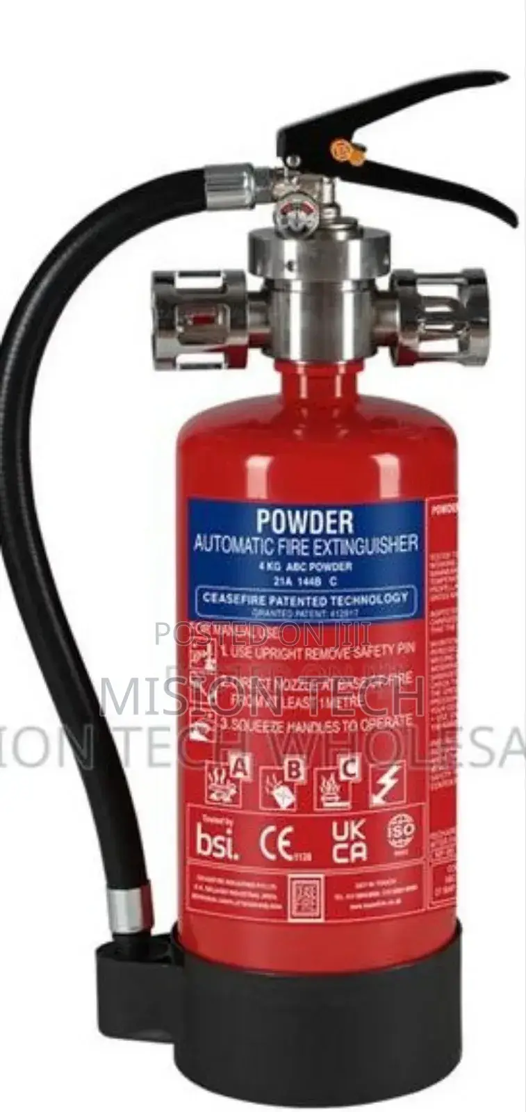 4kg Dry Powder Fire Extinguisher