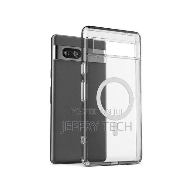 Google Pixel 7a Magnetic Magsafe Clear Case/Cover - thumbnail 2