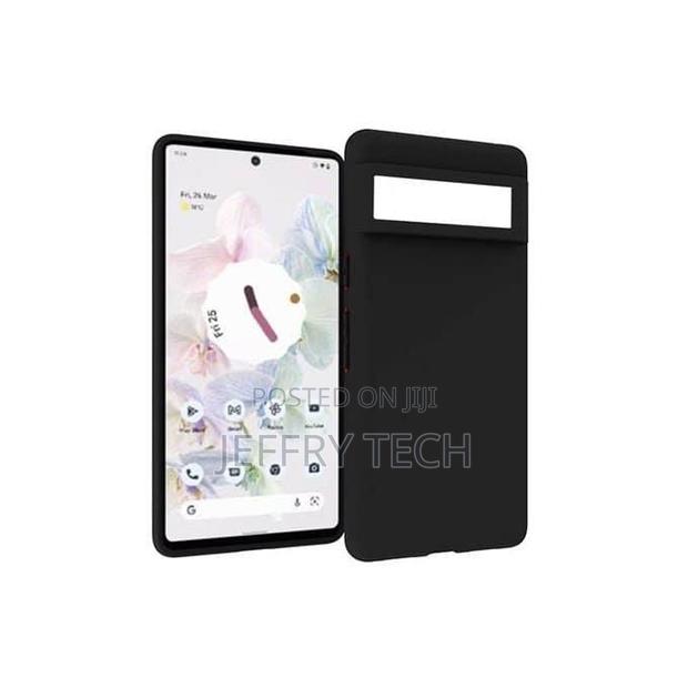 Phone Case for Silicone Case Cover for Google Pixel 7a Black - main view