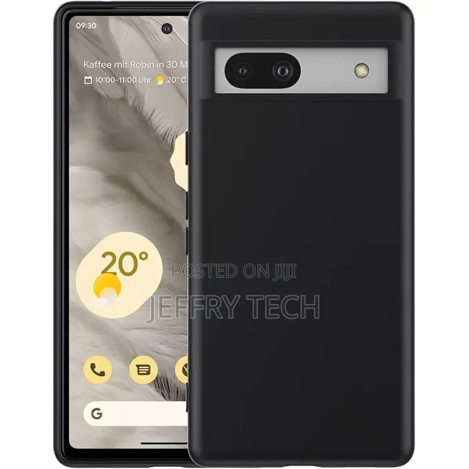Phone Case for Silicone Case Cover for Google Pixel 7a Black