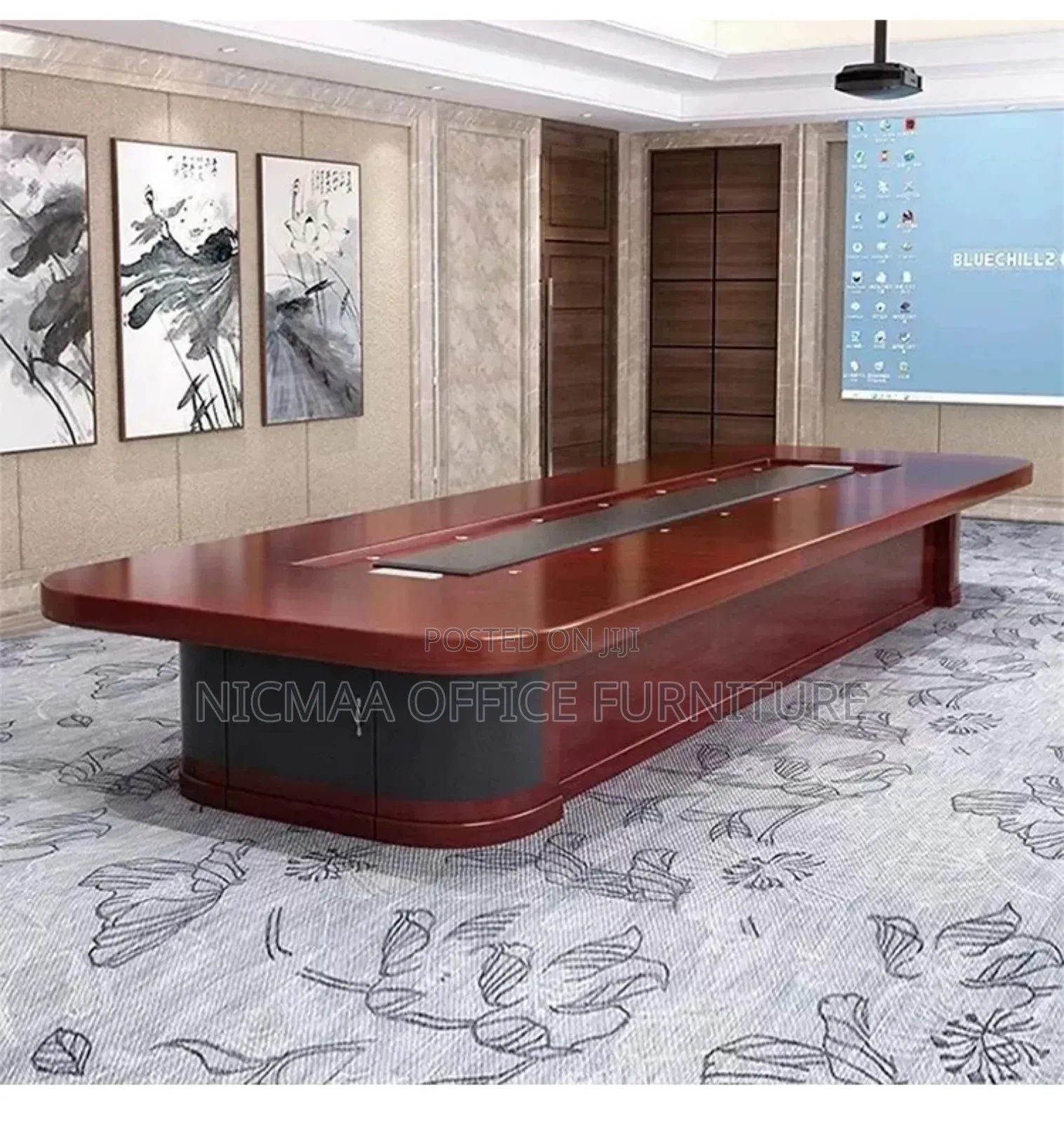 Boardroom Table: 3.0m Executive Meeting Table
