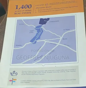 Tatu City, Kijani and Oakland Prime Land for Sale