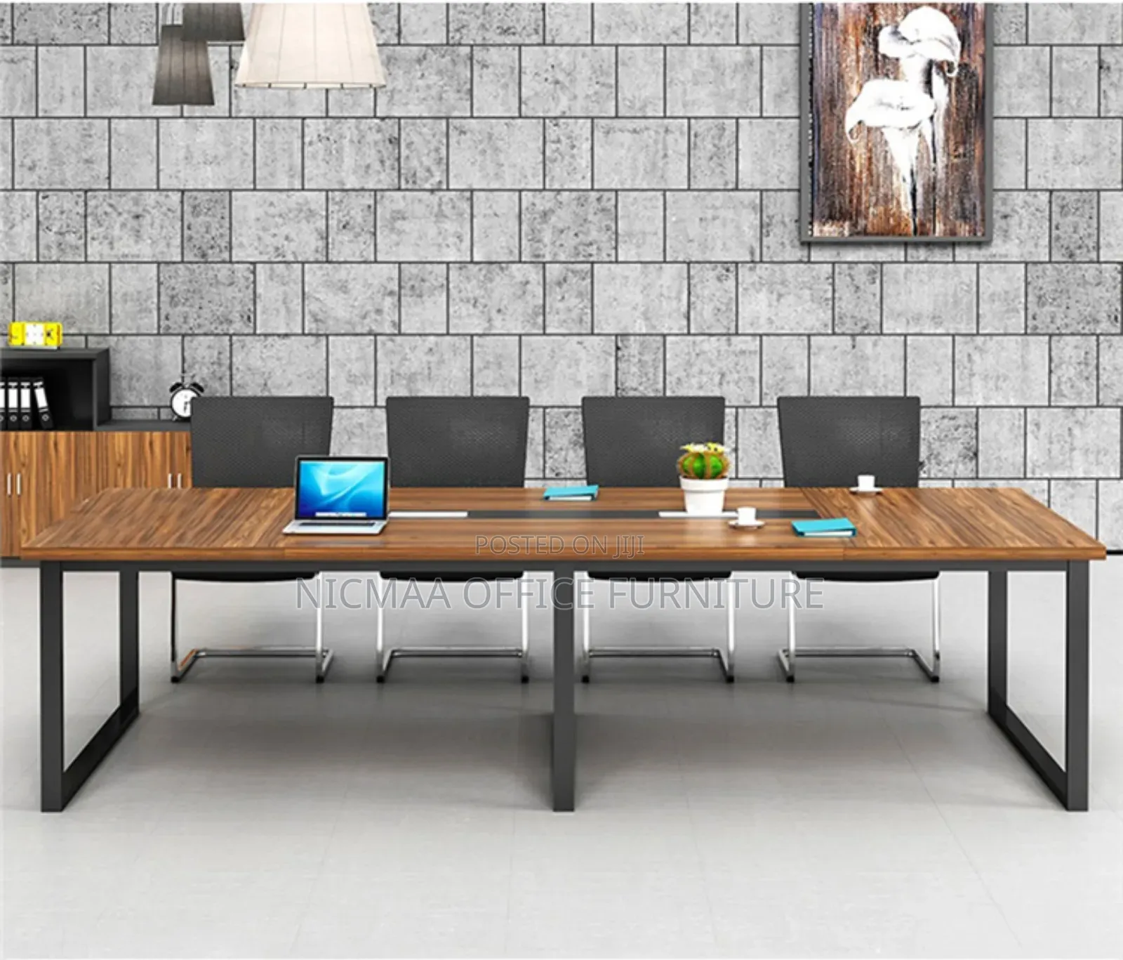 Boardroom Table: 2.4m Spacious Design Mahogany Table