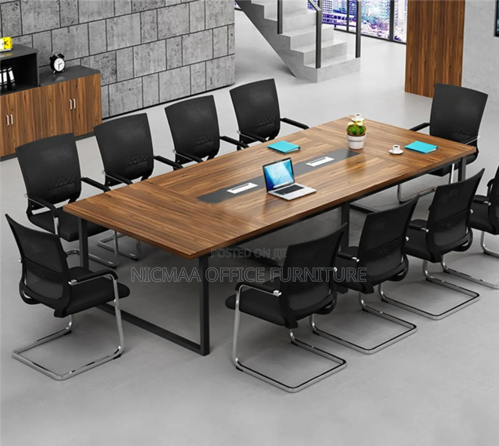 Boardroom Table: 2.4m Spacious Design Mahogany Table