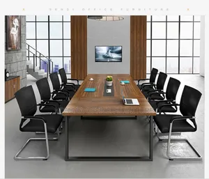 Boardroom Table: 2.4m Spacious Design Mahogany Table