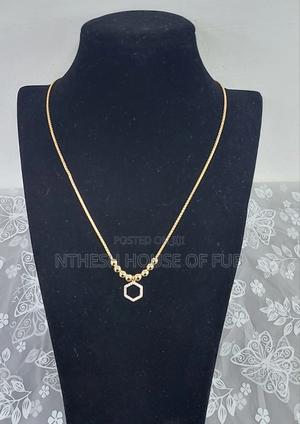 Hexagon Pendant Necklace - main view