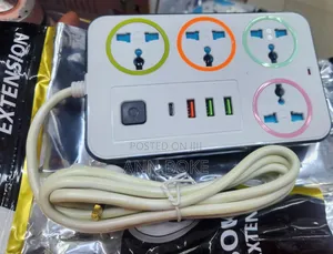 *4way Extension With 3 Usb Ports and 1 Typec Slot*