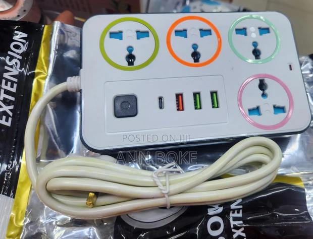 *4way Extension With 3 Usb Ports and 1 Typec Slot*