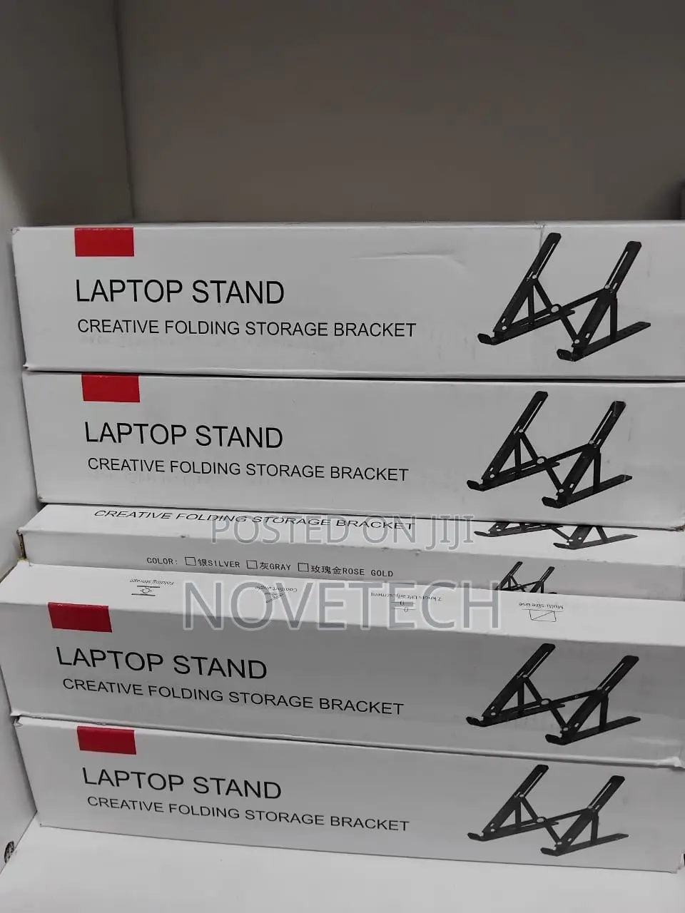 Adjustable and Foldable Aluminum Laptop Stand Holder