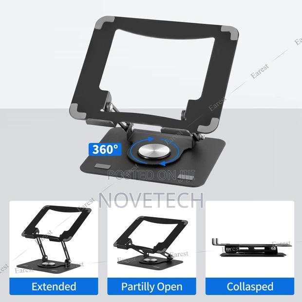 360° Adjustable Laptop Stand Desk Holder Computer Riser