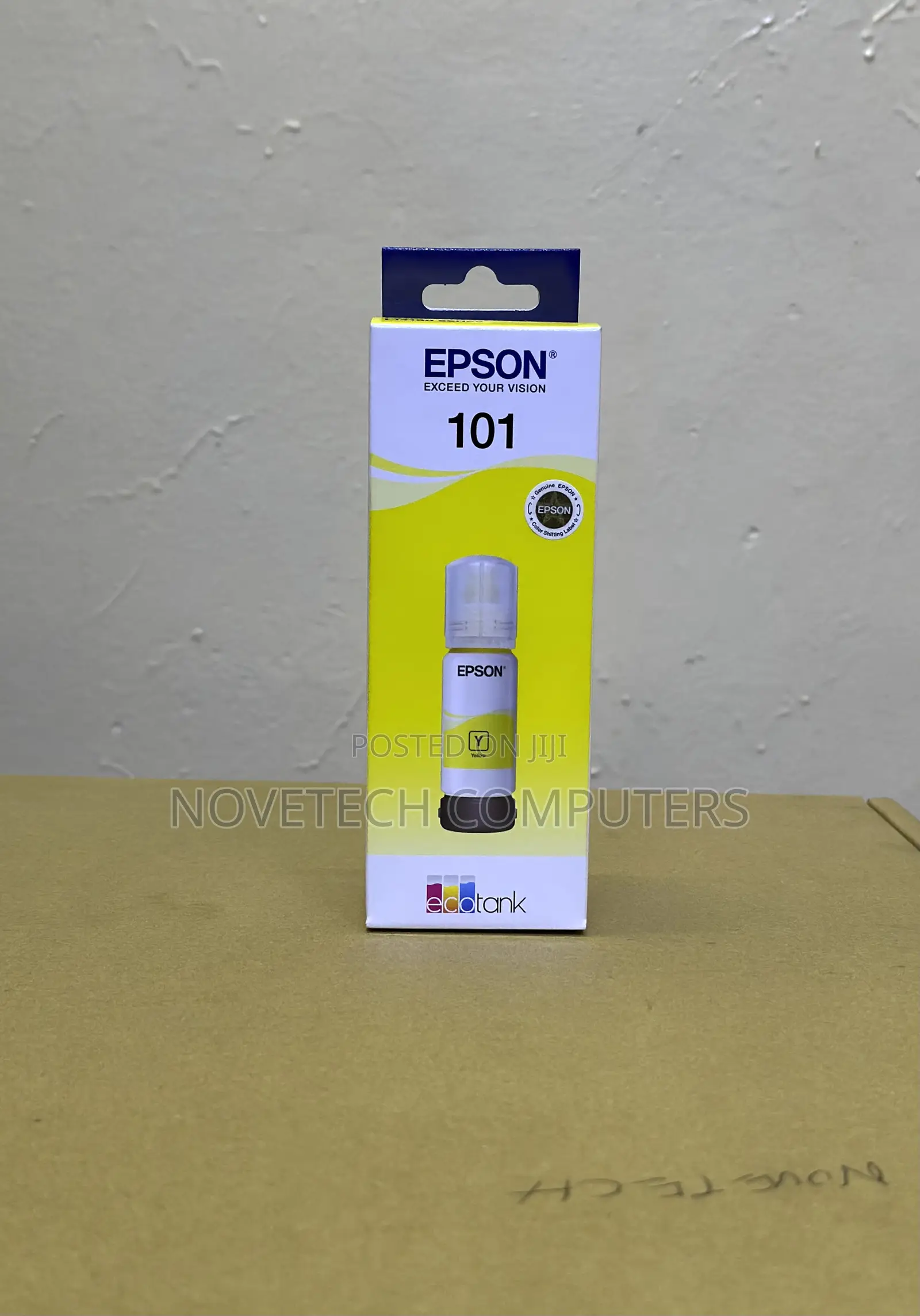 Genuine Epson 101 Ecotank Original Yellow Ink 70 Ml
