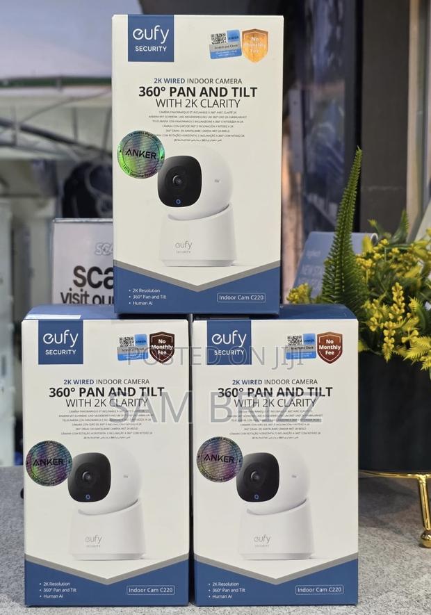 Eufy Indoor Cam C220 360 Pan and Tilt With Clarity