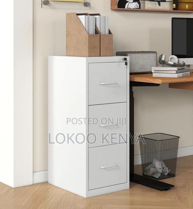 Office Cabinet: Stylish 3-Drawer Lateral Storage Cabinet