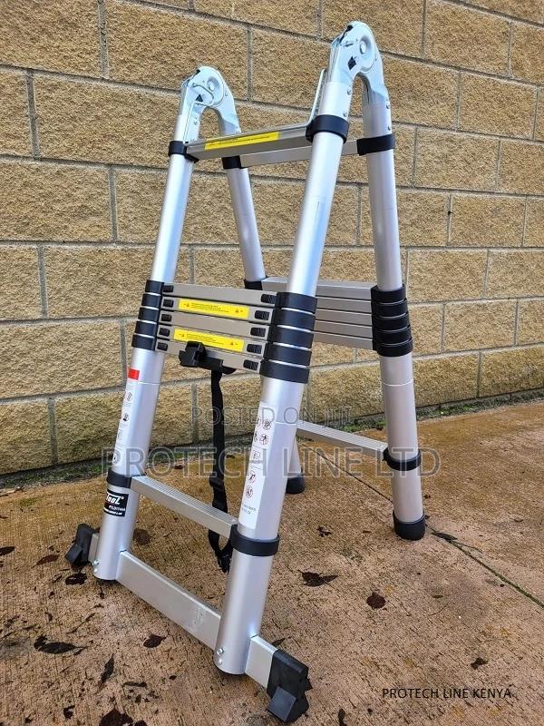 Telescopic a Frame Step Ladder 2.2m - main view